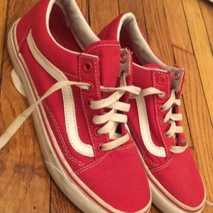 Red Old Skool Vans